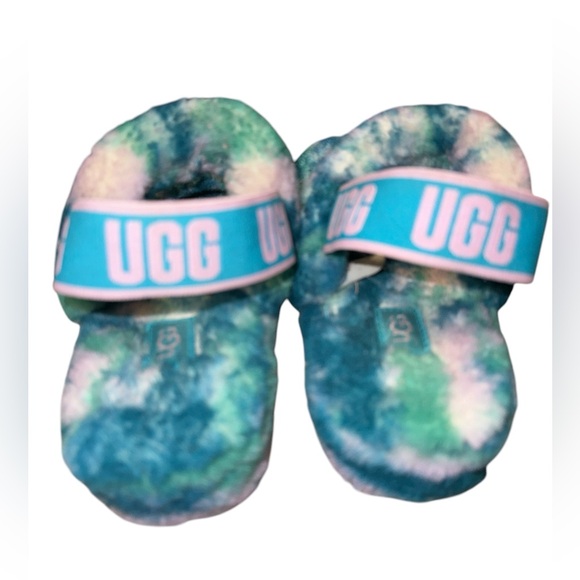 UGG OH YEAH SHEARLING OPEN TOE SLIP ON SLIPPERS - Picture 4 of 6